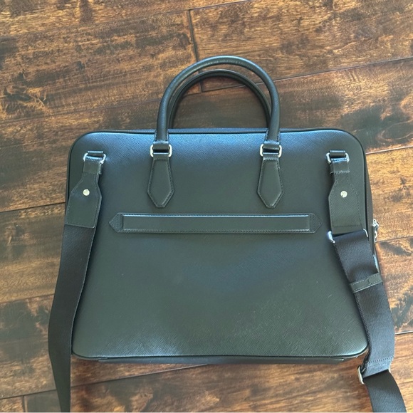 MONTBLANC SARTORIAL BRIEFCASE DOCUMENT BAG SHOULDER STRAP DUST BAG. NWOT - Picture 9 of 14